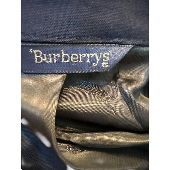 Burberrys Vintage Navy Mens Wool Blazer Saks 5th Avenue Sz Missing 43"Chest EUC - Picture 7 of 10